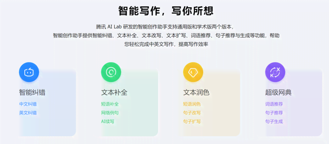 腾讯ai智能写作软件收费