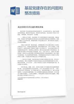 问题整改措合集：原因分析与报告文库全解读