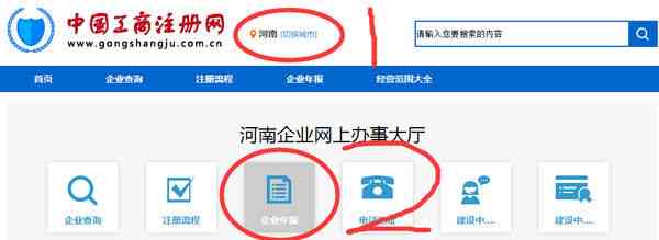 河南州市工商局企业咨询热线电话号码查询