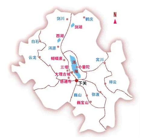 云南省大理白族自治州滇西司法鉴定中心地址及亲子鉴定电话查询地图