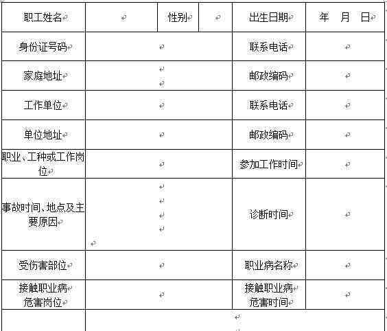 工伤认定申请指南：详细步骤与完整书写模板解析