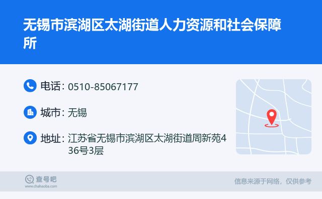 无锡滨湖区工伤认定与劳动能力鉴定中心地址及人力资源保障电话