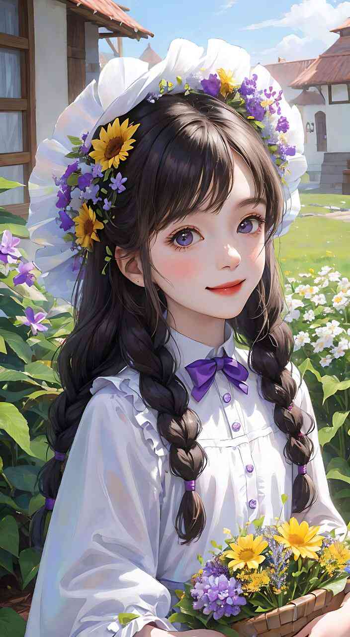 ai治愈系少女绘画文案