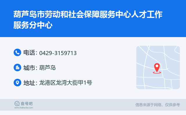 葫芦岛工伤保险认定中心地址及电话查询与位置导航