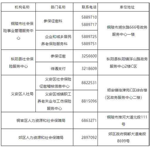 铜陵市工伤认定中心详细地址及人力资源社会保障工伤认定信息指南