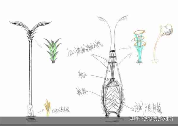 绘制全方位路灯设计图：涵安装、维护与创意灵感