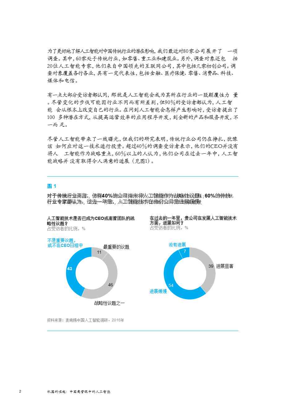 中研普华智能行业调查报告：人工智能应用与市场分析调研报告