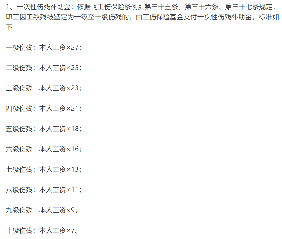 67岁以上工伤伤残赔偿标准：怎么计算多少补助与赔偿金额-67岁工伤受伤怎么赔偿