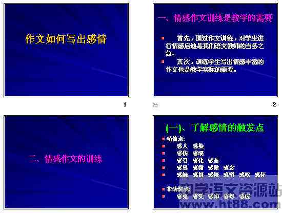 创作情感怎么写：作文范文中的情感表现与作用解析