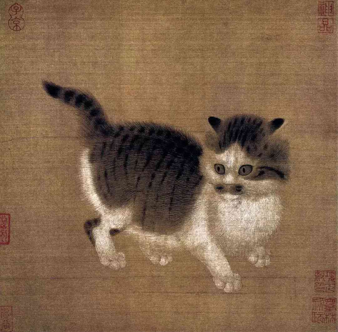 ai绘画关键词猫咪文案