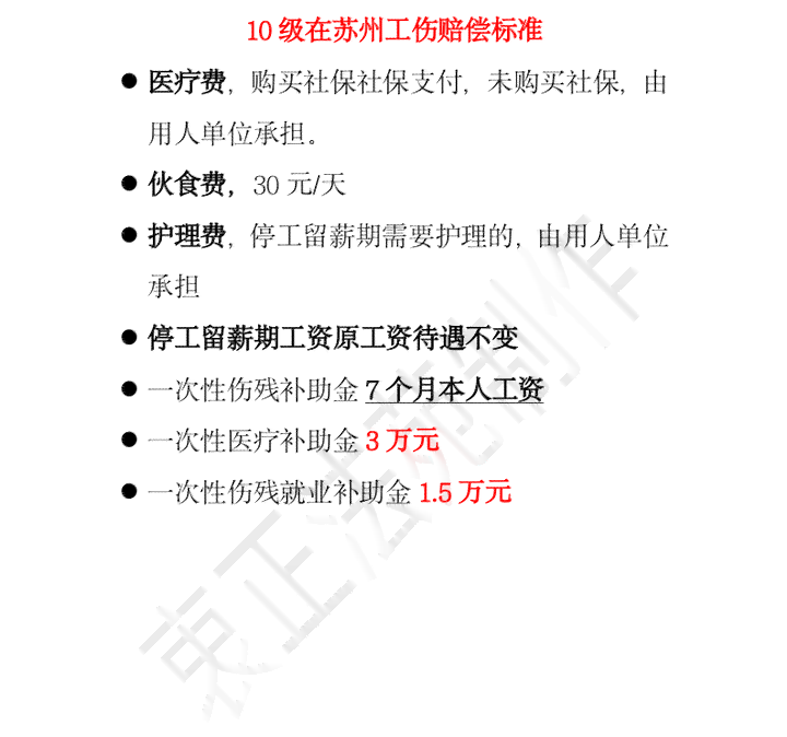 工伤十级赔偿标准：个人工伤认定赔付细则解读