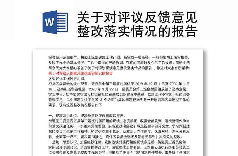 '基于反馈意见的详细报告修订与优化方案'