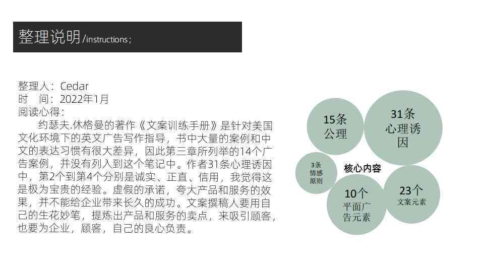 深入探索创意之道：＜文案训练手册＞阅后心得分享