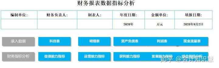 全面AI财务分析报告模板：涵关键指标、趋势预测与决策支持指南