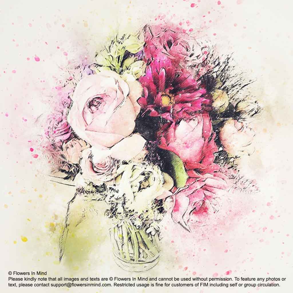 AI-Powered Rose Painting: English Translation of Artistic Descriptions