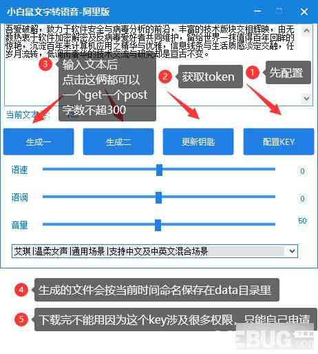 阿里文字转语音软件及接口，大模型与识别技术