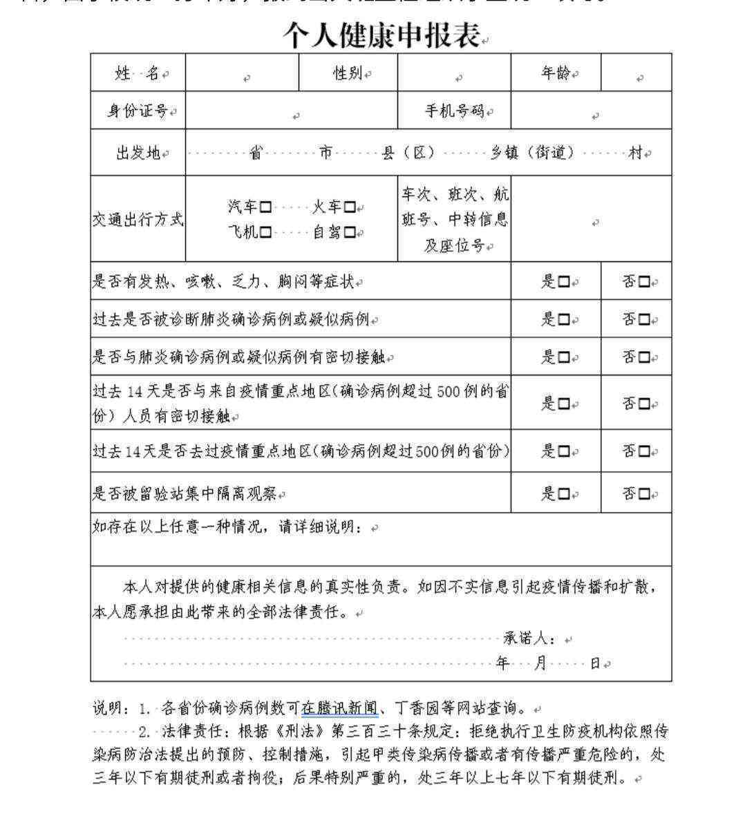 个人身体健情况报告表：模板填写与状况汇报指南