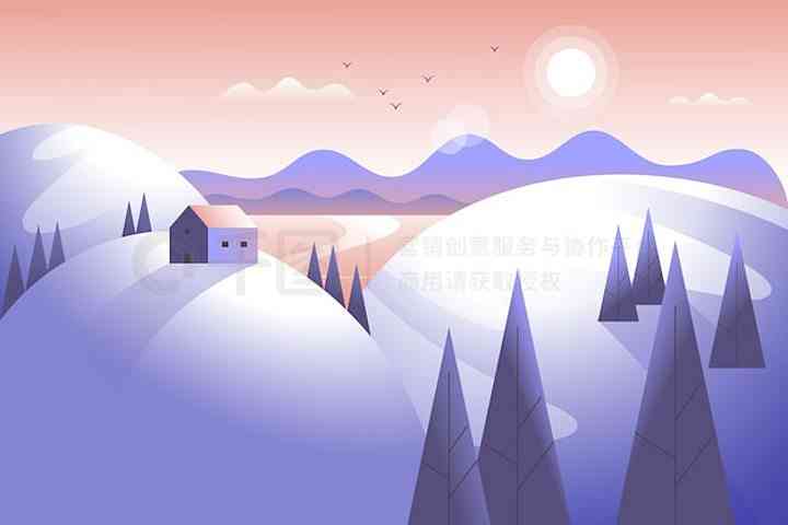 AI一键打造定制化仿真雪景：全方位满足您对冬日美景的想象与需求