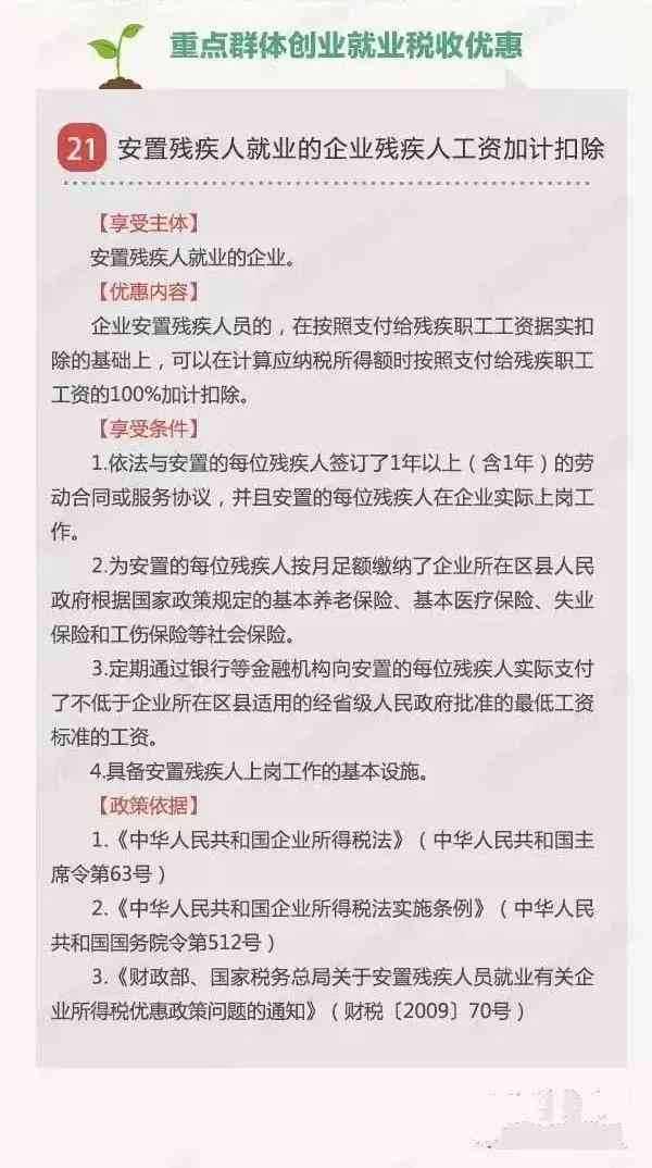 企业雇佣残疾人标准：最新政策、优措及具体要求概述