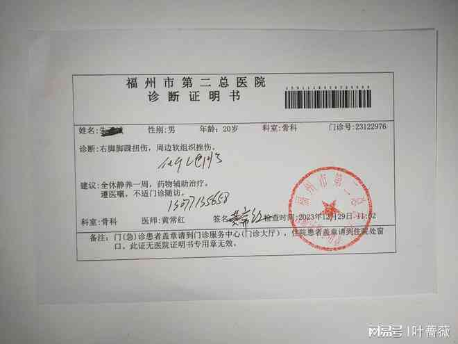 '住院病历能否作为官方疾病证明文件使用'