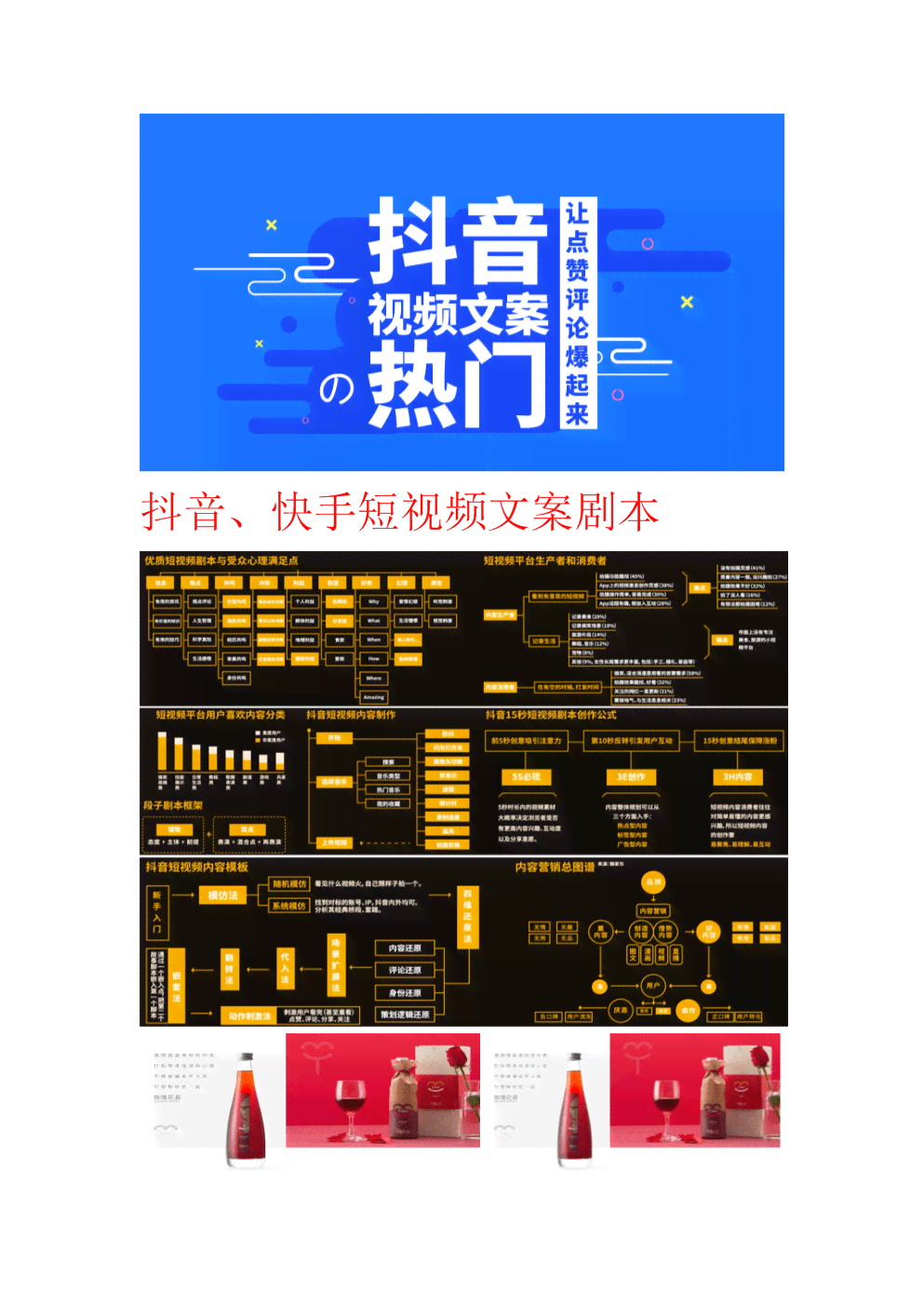 抖音热门素材文案创意模仿攻略