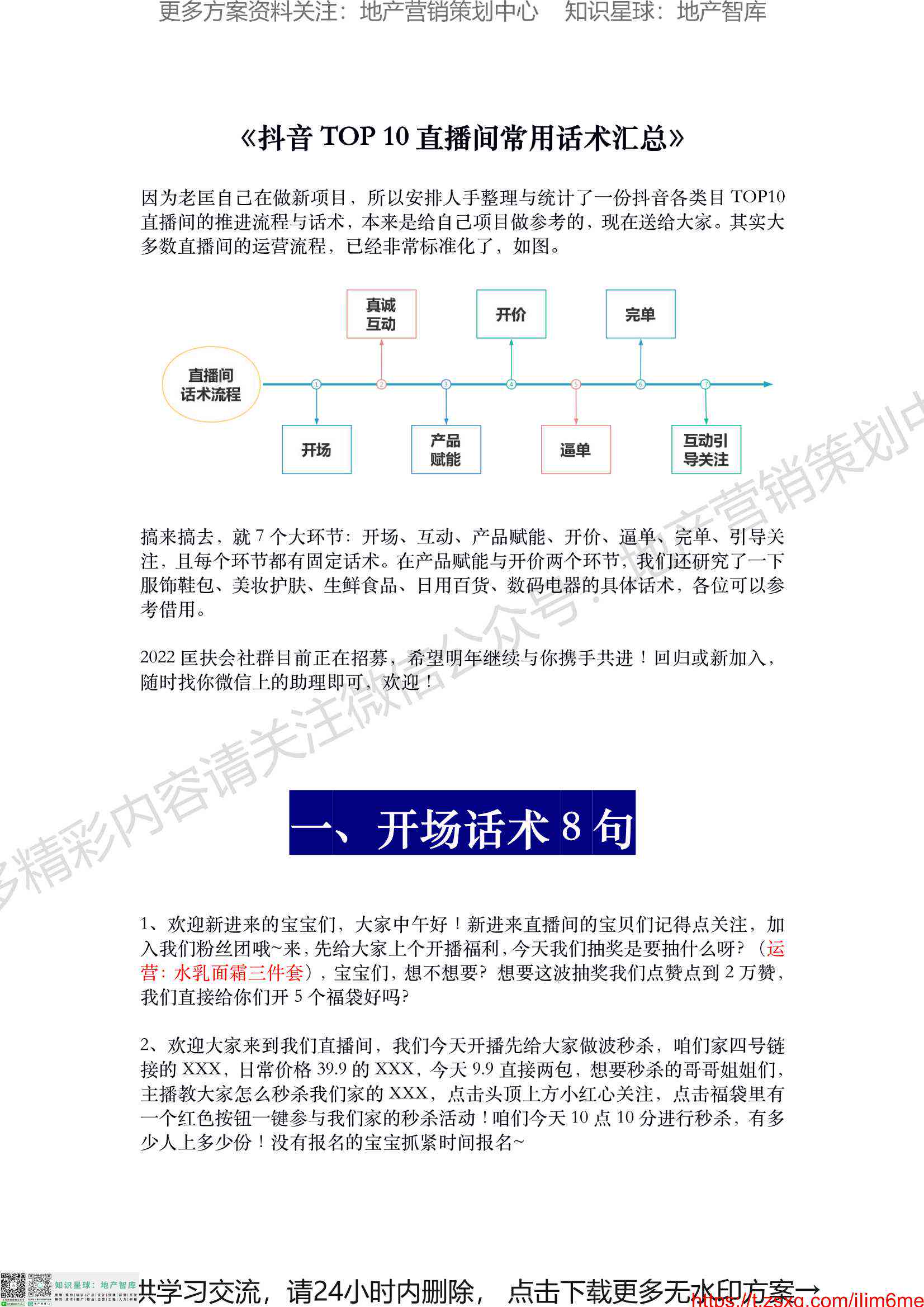 专业直播销售话术与文案创作指南