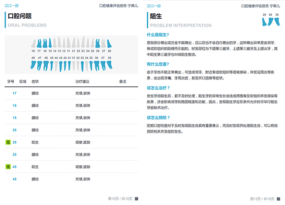 e看牙智能AI自动推送看牙报告攻略