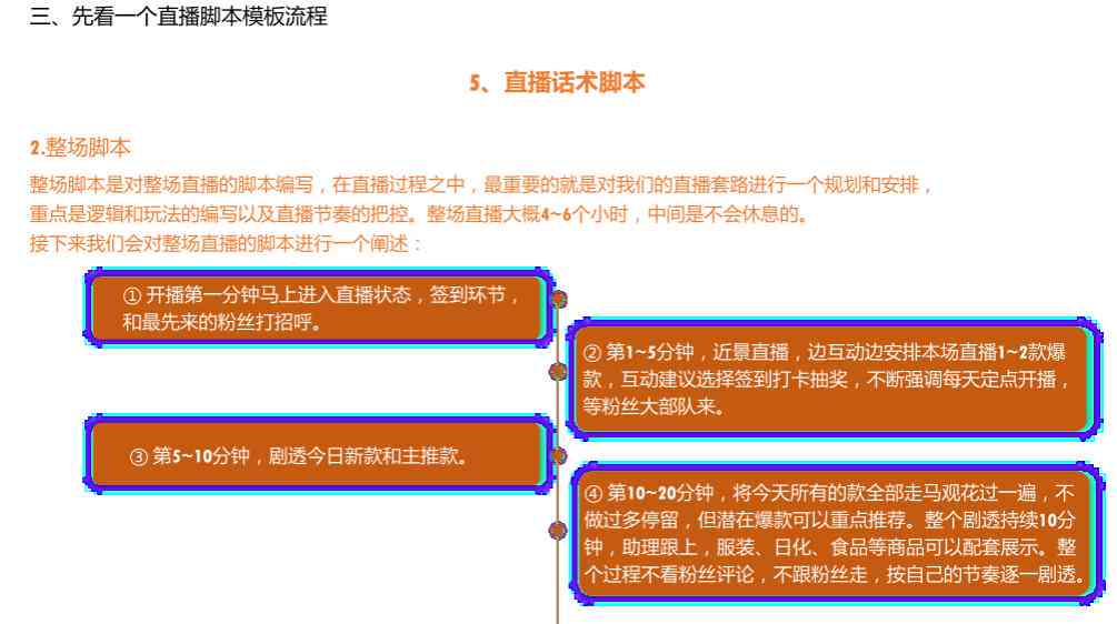 直播主播脚本：综合日常直播与直播间脚本整理