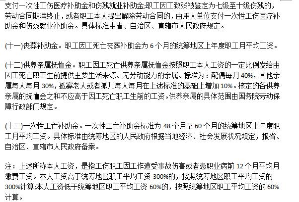 工伤认定外伤的标准及赔偿细则概述