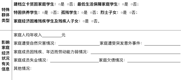 家庭经济困难认定申请表填写指南与资源汇总