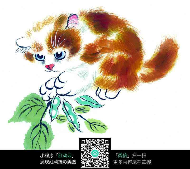 猫咪AI绘画文案素材整合与画画素材     