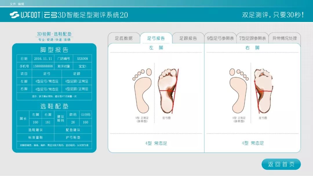 '智能AI驱动的足底健分析与评估报告'