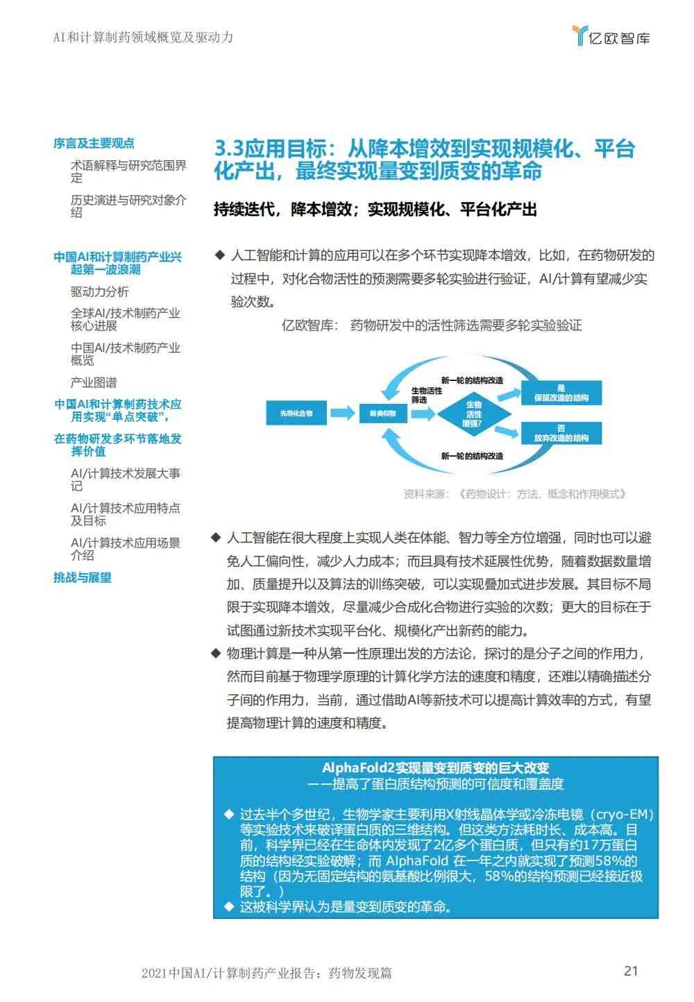 AI制药实践全景报告：投入成效、挑战与未来展望分析