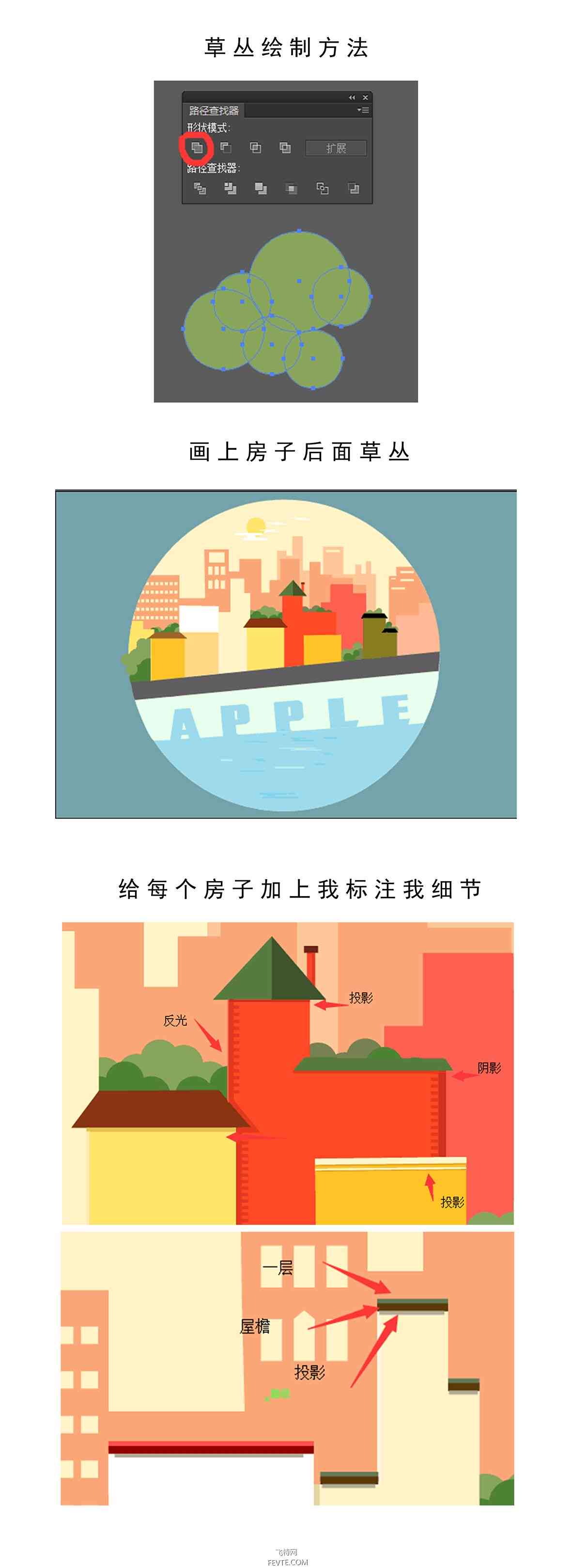 ai城市插画教程：完整线稿绘制技巧与实战指南