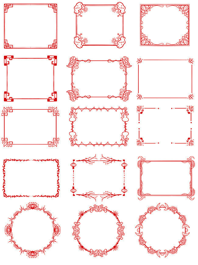 ai怎么做中式边框：自创中国风边框及其颜色设置技巧