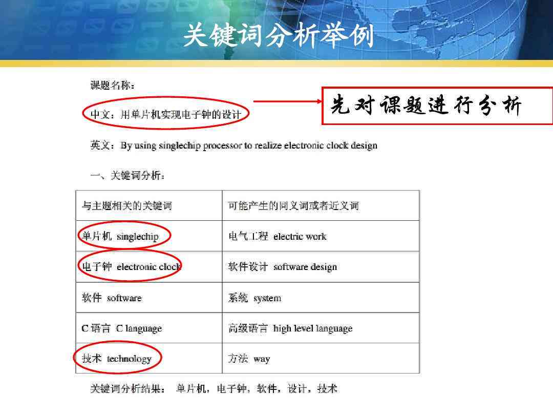 基于关键词优化的开题报告文献综述高效模板构建