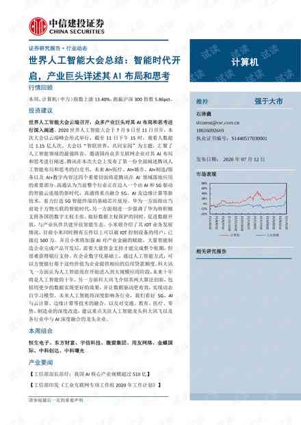 ai计算机实验报告总结