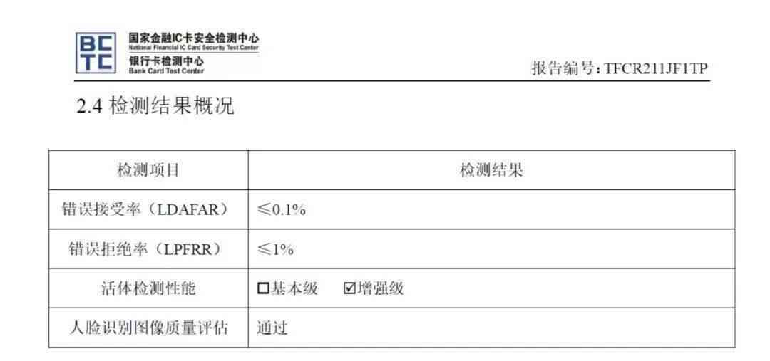 AI视觉算法检测报告